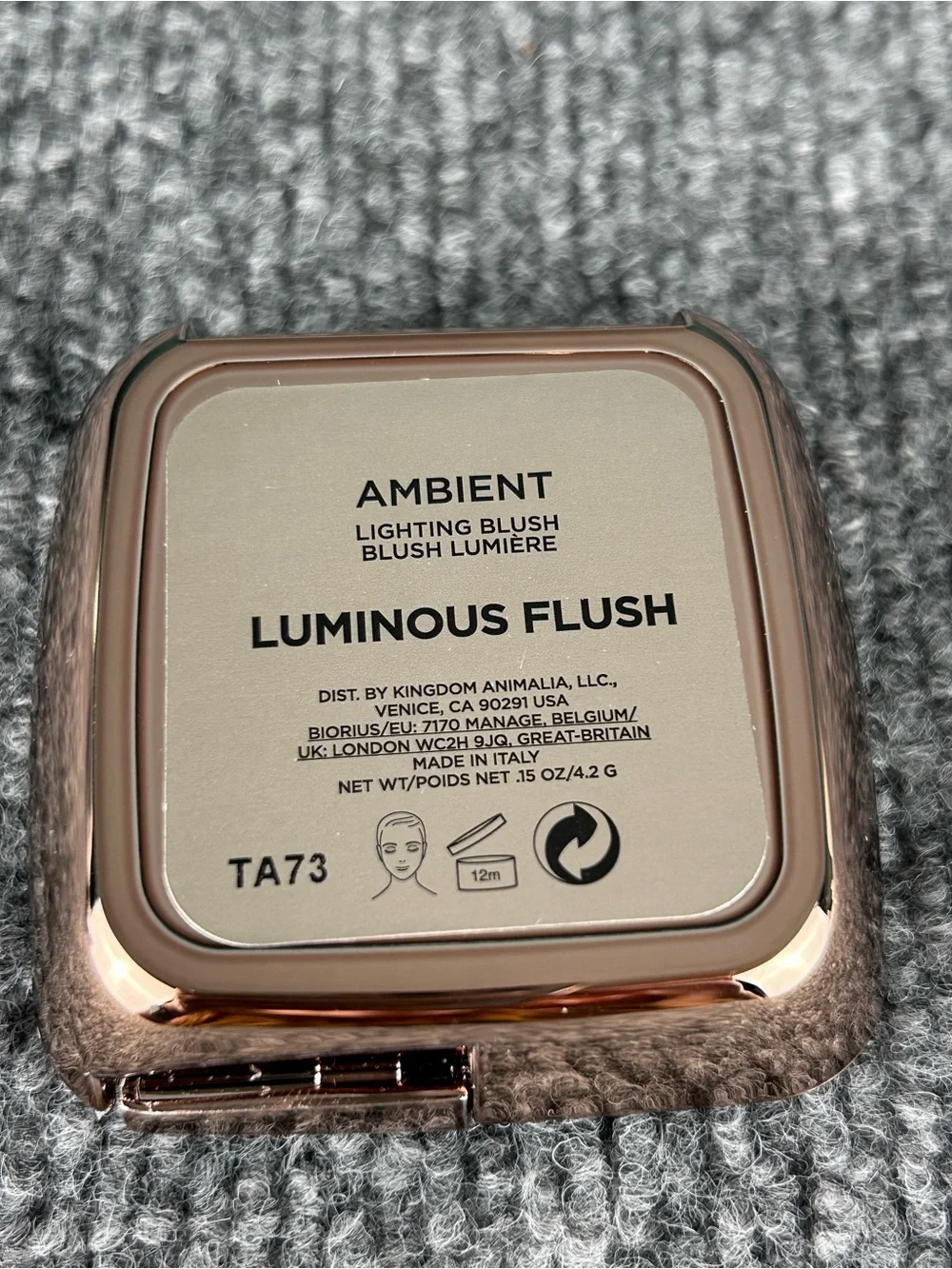 HOURGLASS Ambient Strobe Lighting Blush~ LUMINOUS FLUSH ~Full size 4.2g NWOB